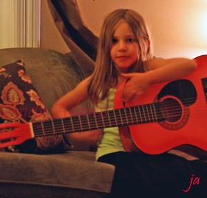 abby and pink guitar flat